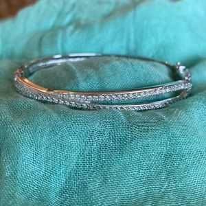 Swarovski Hinged Bangle